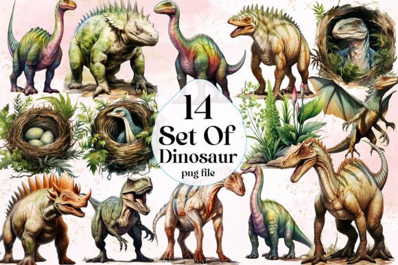 Dinosaurs Watercolor Sublimation Illustrations: A Brand Designer’s Real-World Review for Local Business Branding