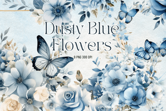 Dusty Blue Flowers Watercolor Clipart: A Brand Designer’s Real-World Review for Local Business Branding