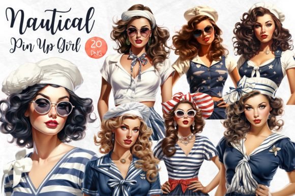 Nautical Pin Up Girl Watercolor Illustrations: A Brand Designer’s Real-World Review