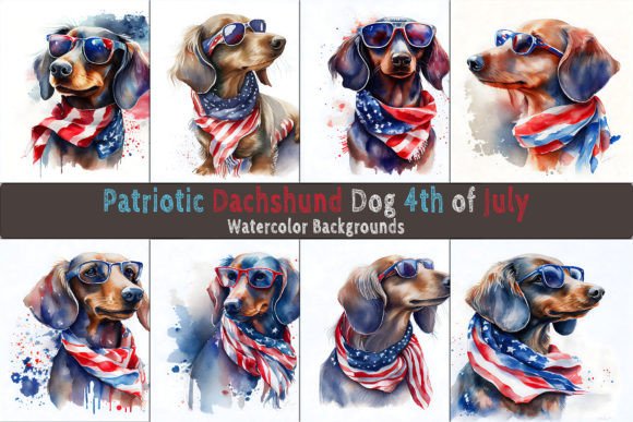 Patriotic Dachshund Watercolor: An Embroidery Review