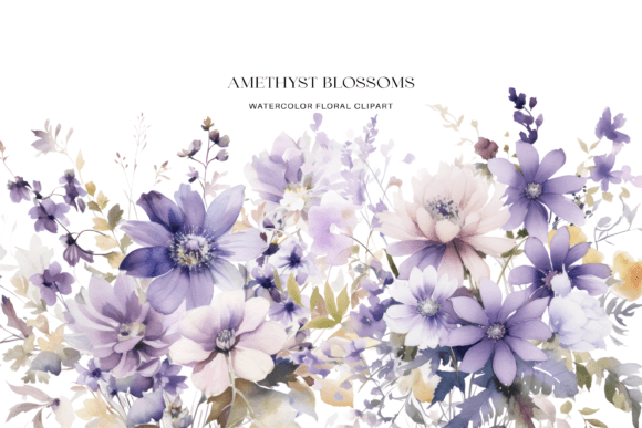 Purple Floral Clipart Watercolor Flowers: A Designer’s Review for Blog & Editorial Use