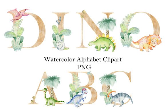 Watercolor Alphabet with Dinosaurs: A Designer’s Real-World Review