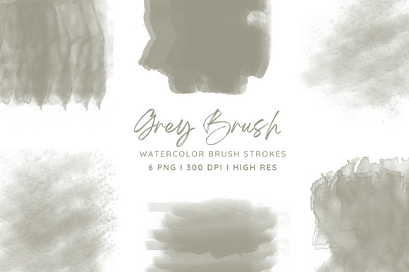 Watercolor Grey Brush PNG: An Embroidery Review