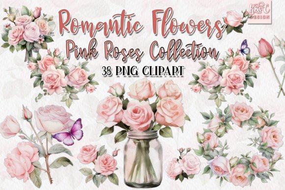 Watercolor Pink Roses Illustrations for Digital Sellers: A Practical Review