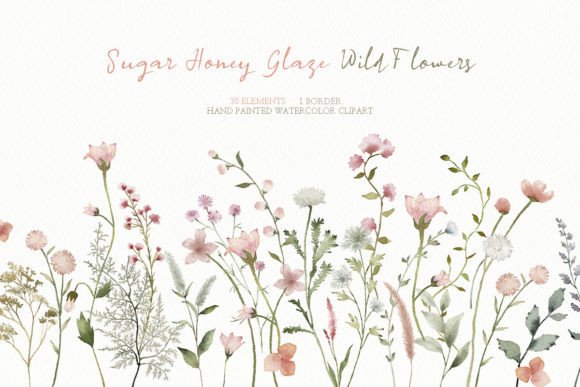 Watercolor Spring Wildflower Clipart: Illustrations Review