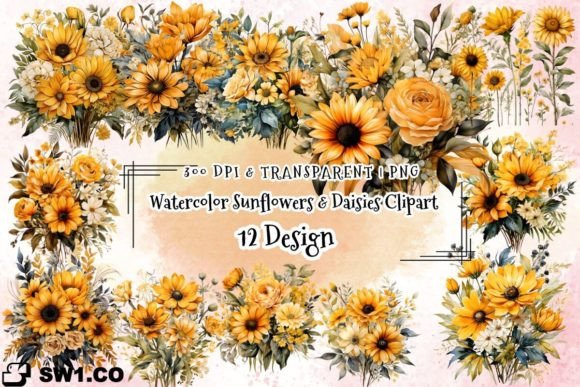 Watercolor Sunflowers & Daisies for Embroidery: A Designer’s Honest Review
